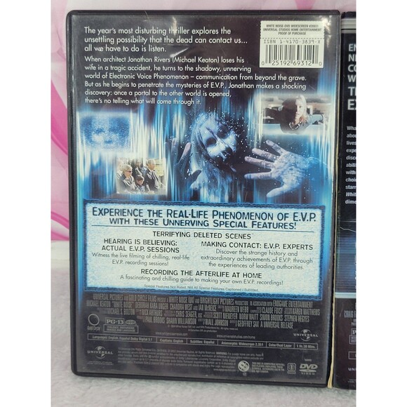 White Noise 1 & 2 (2005, 2007) DVD Michael Keaton Deborah Kara Unger Ian McNeice - Picture 2 of 8